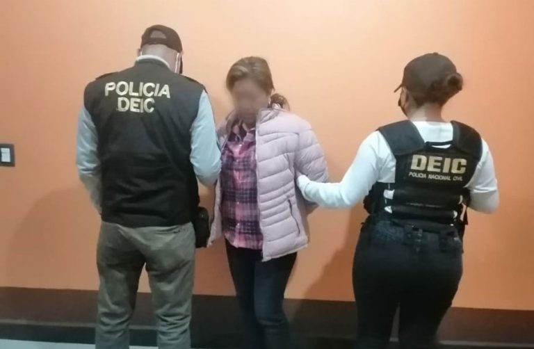 Capturada por el delito de explotación sexual