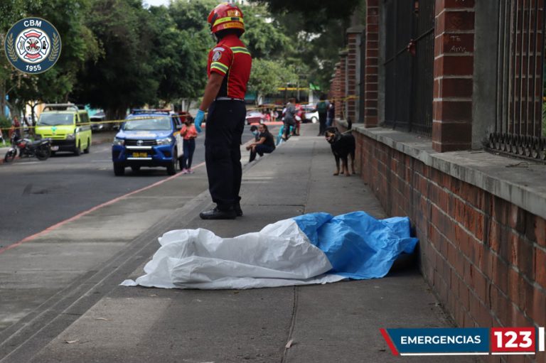 Ataque armado deja un fallecido en el Parque Morazán