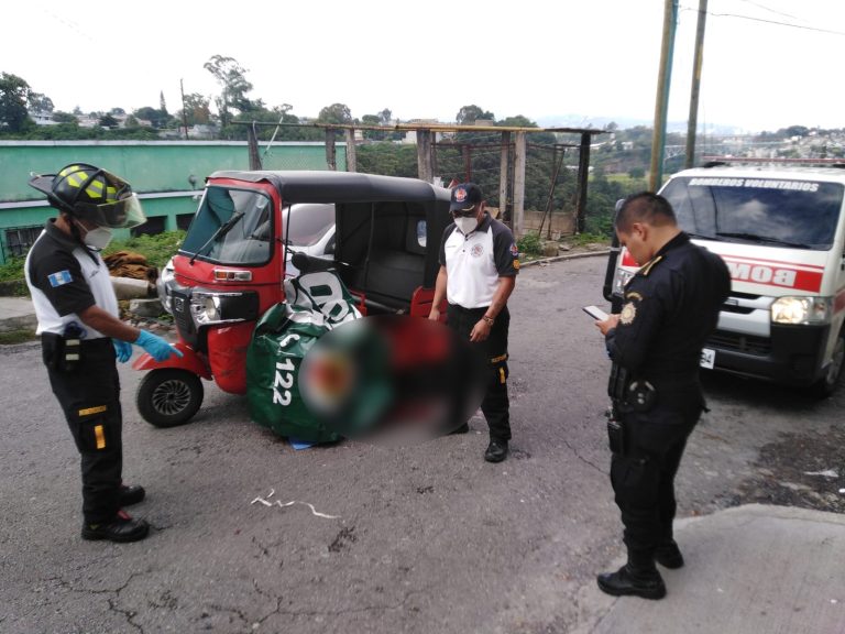 piloto de mototaxi muere por ataque armado en zona 6