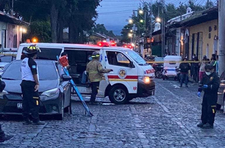 Se registra ataque armado en la Antigua Guatemala