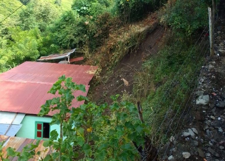 un deslizamiento en Gualán, Zacapa