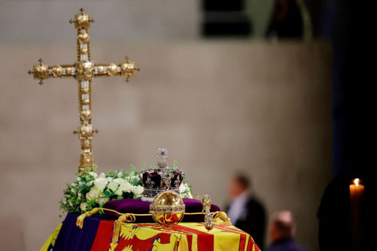 Ataúd de la reina Isabel II