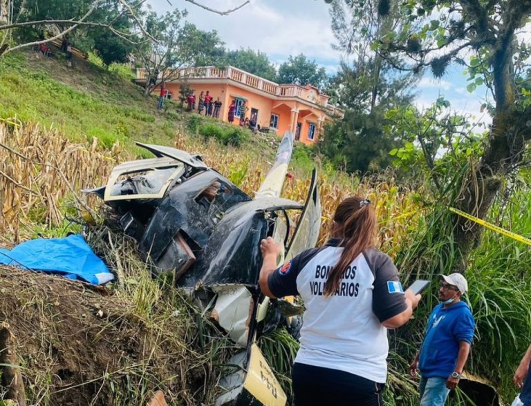 accidente aéreo en Joyabaj, Quiché