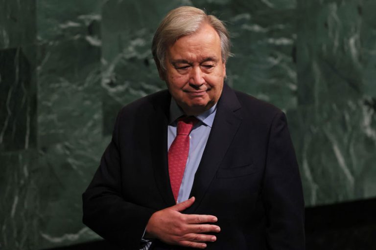 Antonio Guterres, secretario general de la ONU