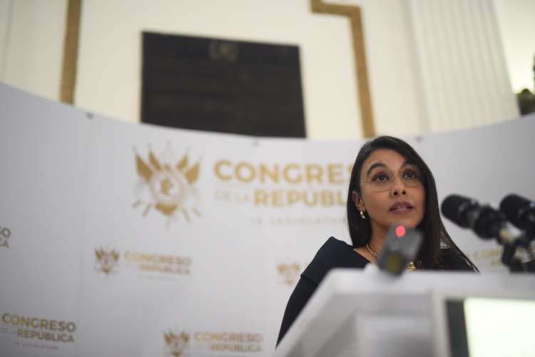 diputada Shirley Rivera, presidenta del Congreso