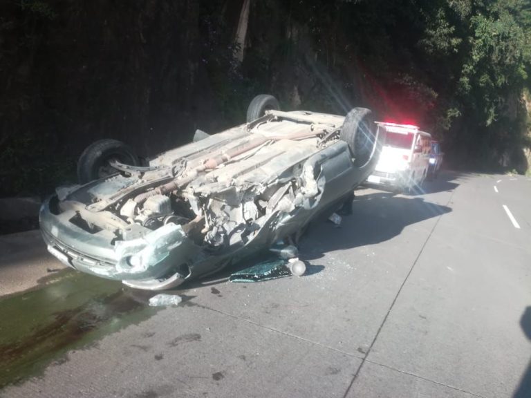 accidente en Km. 97.5 de ruta Interamericana