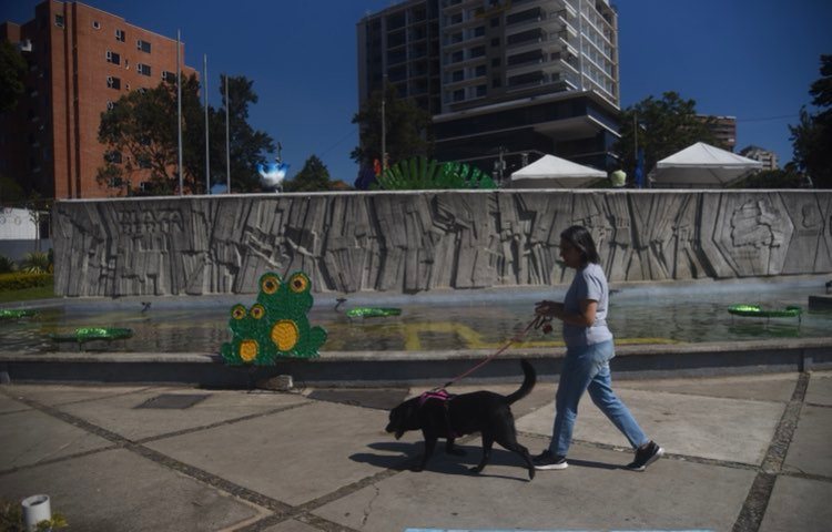 iluminación navideña en la Ciudad de Guatemala