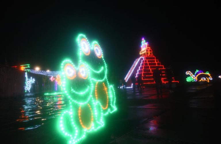 iluminación navideña en la Ciudad de Guatemala