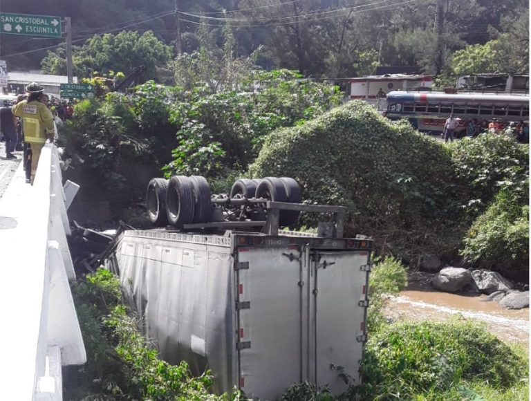 accidente en ruta al Pacífico