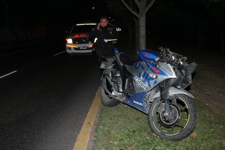 accidente de moto en zona 12