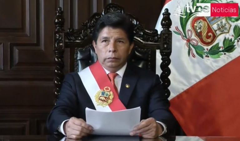 Pedro Castillo, presidente de Perú