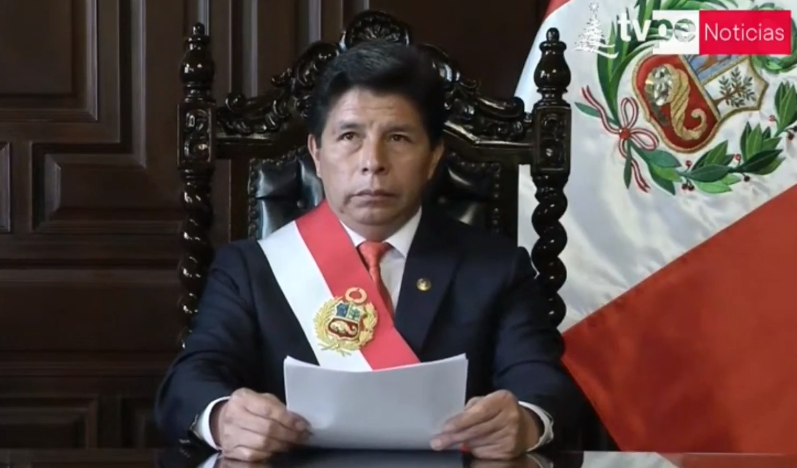 Pedro Castillo, presidente de Perú