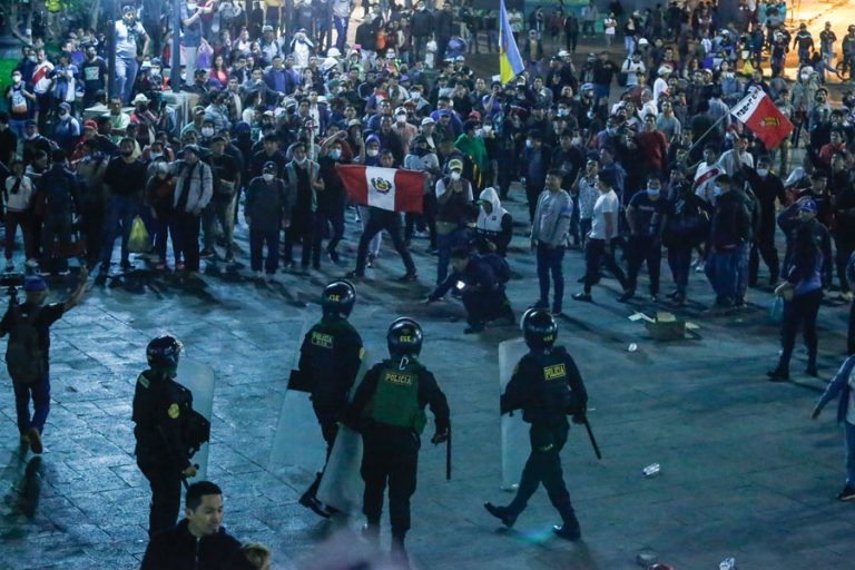 Protestas en Perú