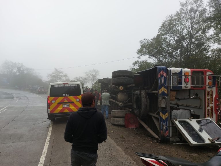 accidente de bus en ruta Interamericana