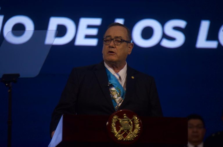 El presidente Alejandro Giammattei. / Foto: Omar Solís