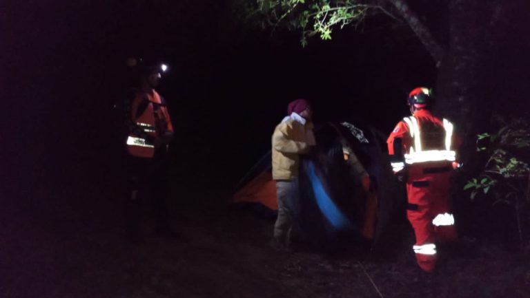 personas extraviadas en volcán de Agua