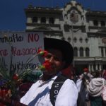 Marcha por el Día Nacional de la Dignidad de las Víctimas del Conflicto Armado recorre el centro Histórico