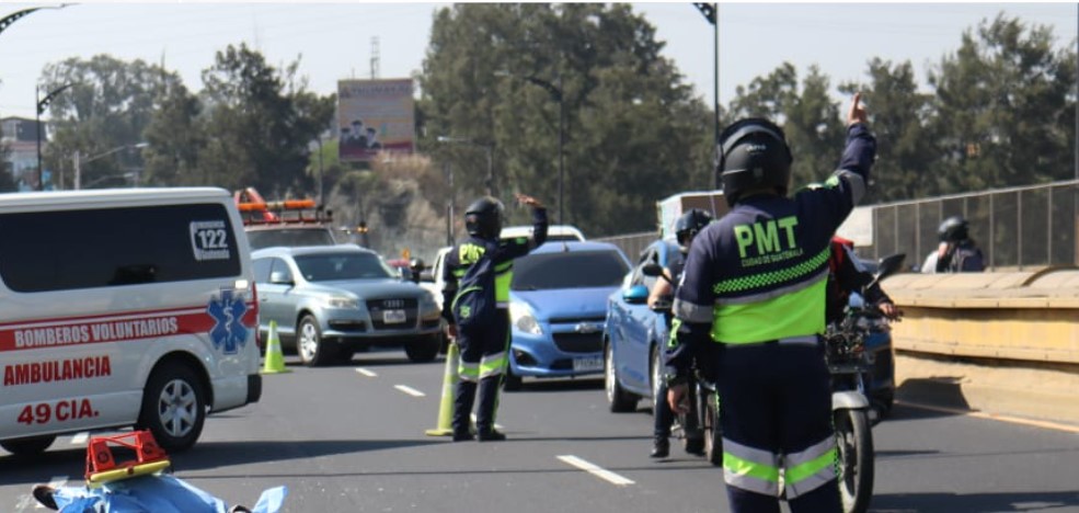 motorista muerto en puente El Incienso, zona 7