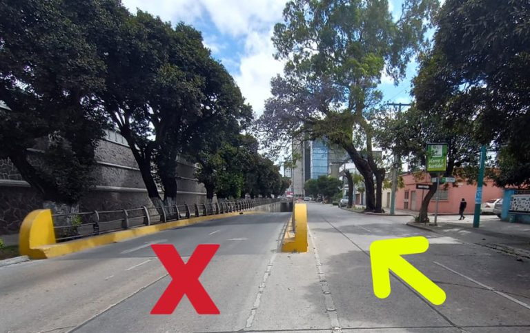 Paso a desnivel conexión zona 5 y zona 10