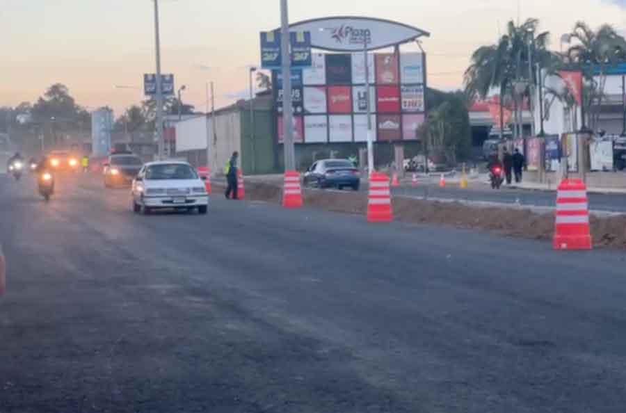 Habilitan el paso en calzada Concepción, en Villa Nueva