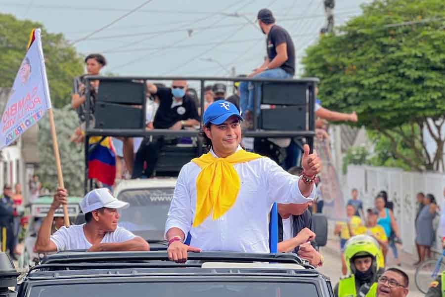 Nicolás Petro, hijo del presidente Colombia, Gustavo Petro