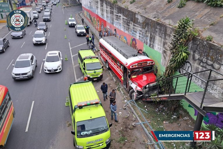 accidente en calzada Aguilar BAtres