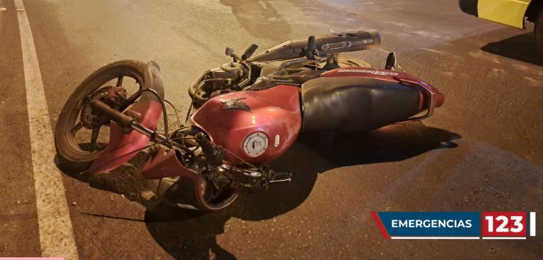 accidente de motorista en zona 11