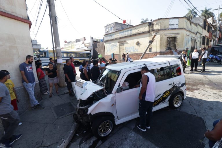 accidente de tránsito en zona 2