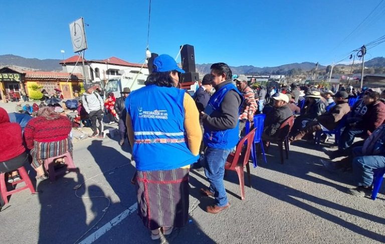 bloqueo en Nahualá, ruta Interamericana