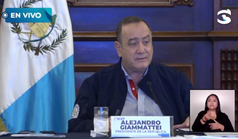 presidente Alejandro Giammattei