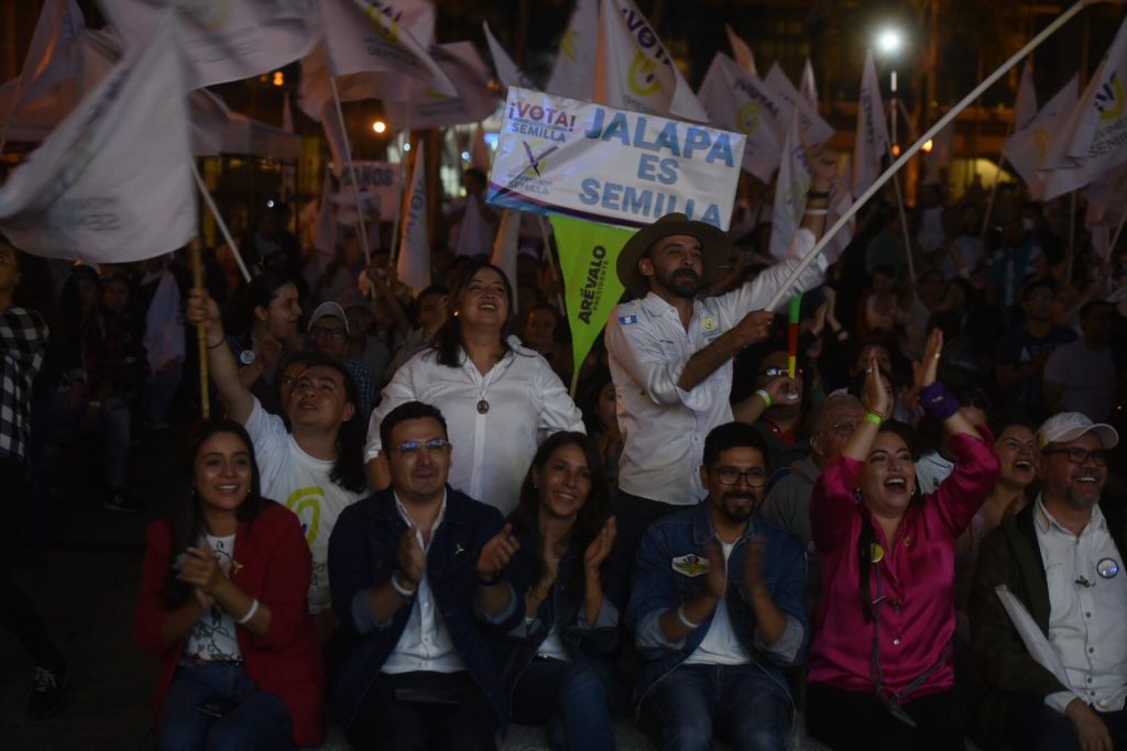 cierre de campaña del partido Movimiento Semilla