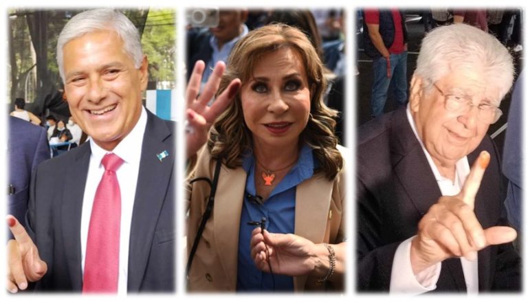 Ricardo Sagastume, Sandra Torres y Rafael Espada