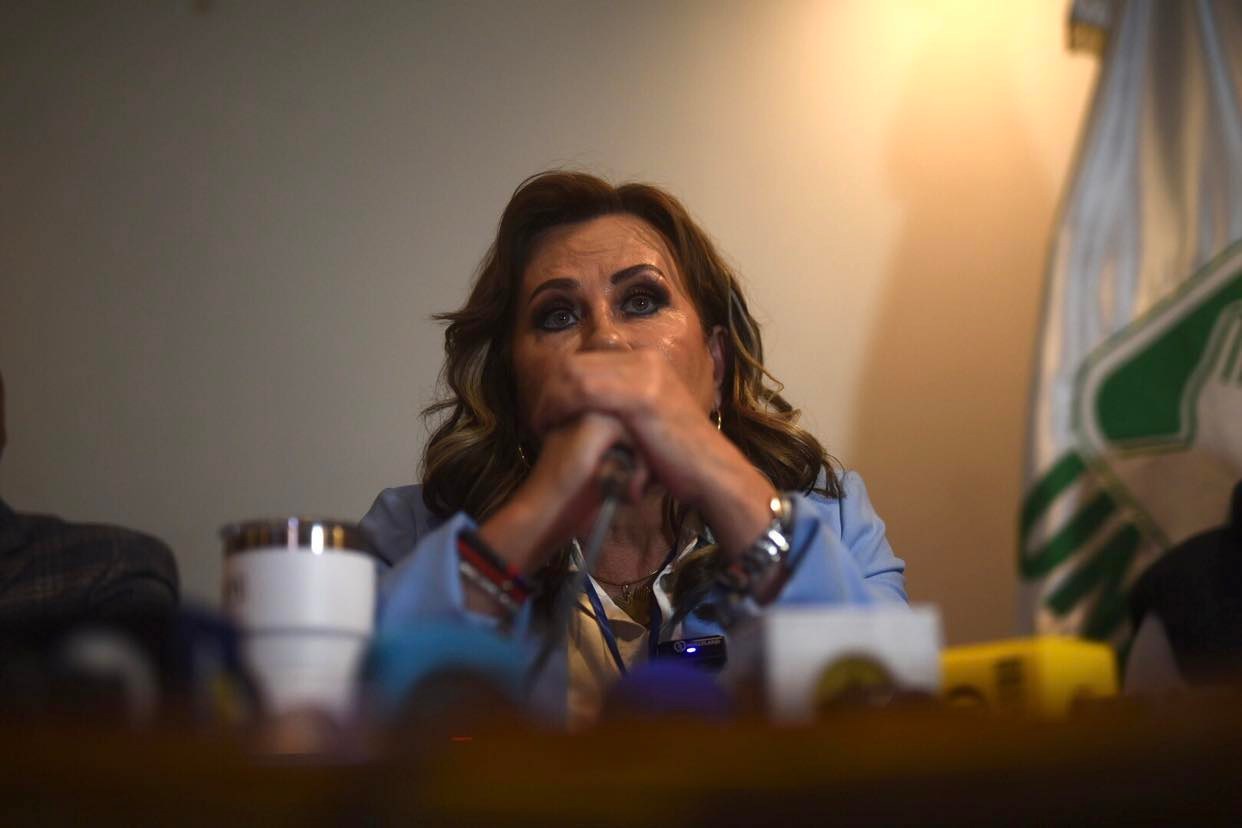 Sandra Torres, candidata presidencial de la UNE