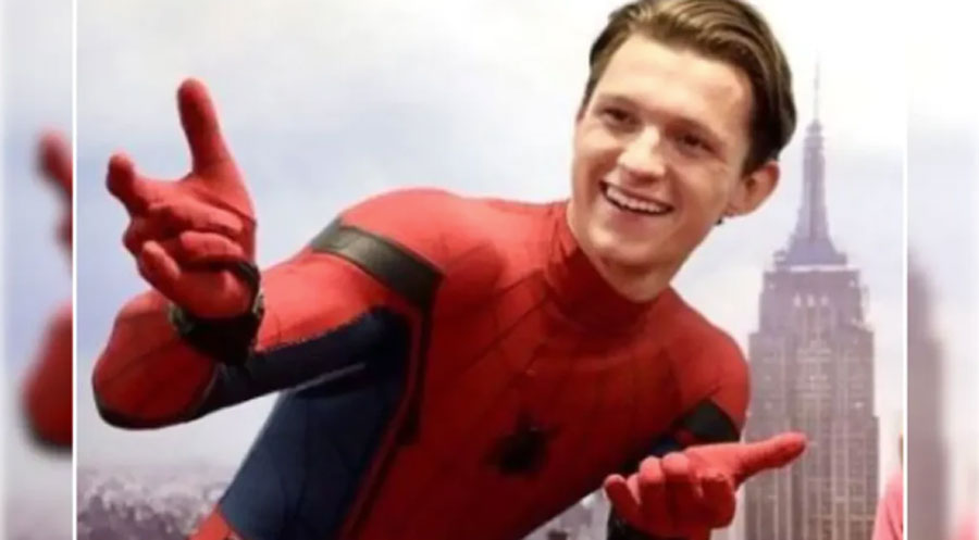 Tom Holland como Spider Man