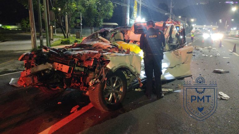 accidente en ruta al Pacífico