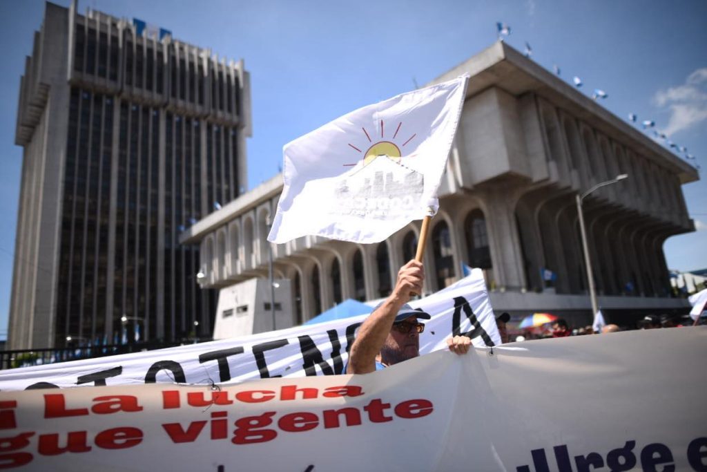 manifestación de Codeca en la capital, 19 de septiembre 2023