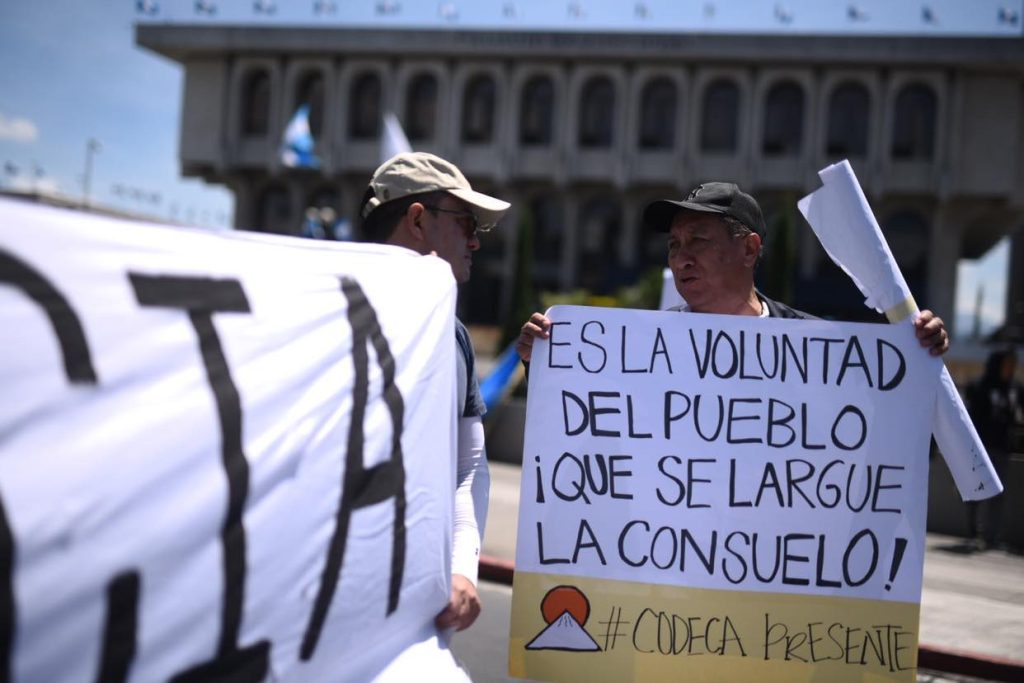 manifestación de Codeca en la capital, 19 de septiembre 2023