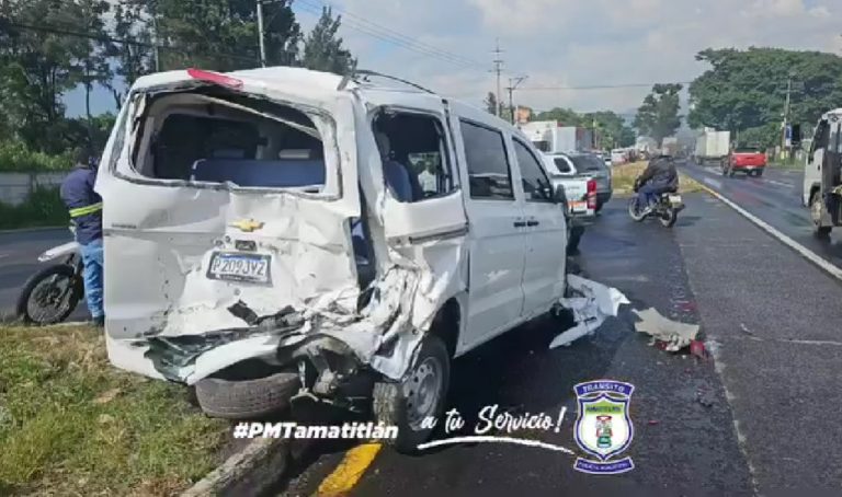 accidente en Amatitlán