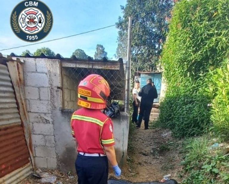 cadáver de mujer en zona 12 de Villa Nueva