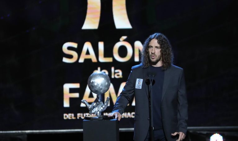 Carles Puyol al Salón de la Fama del Futbol Internacional