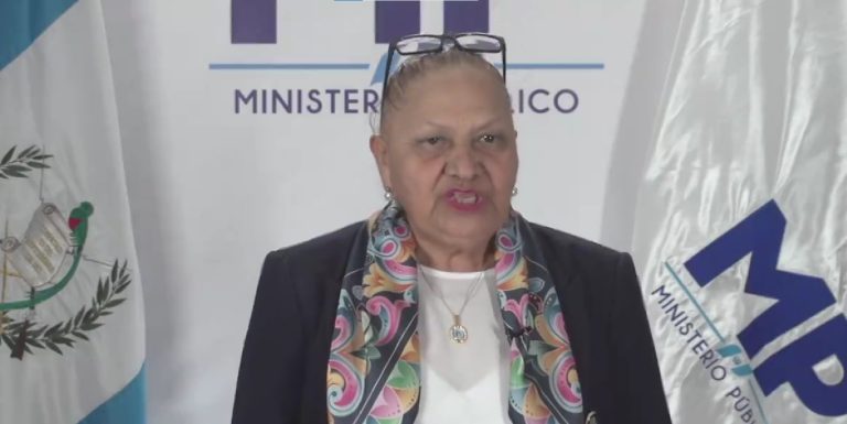 mensaje de la fiscal general, Consuelo Porras