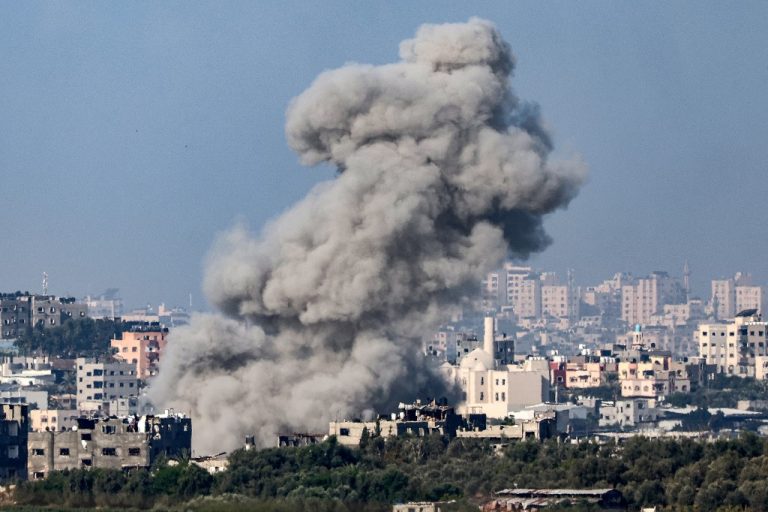 Bombardeos en la Franja de Gaza