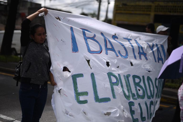 manifestación y bloqueos de los 48 cantones de Totonicapán