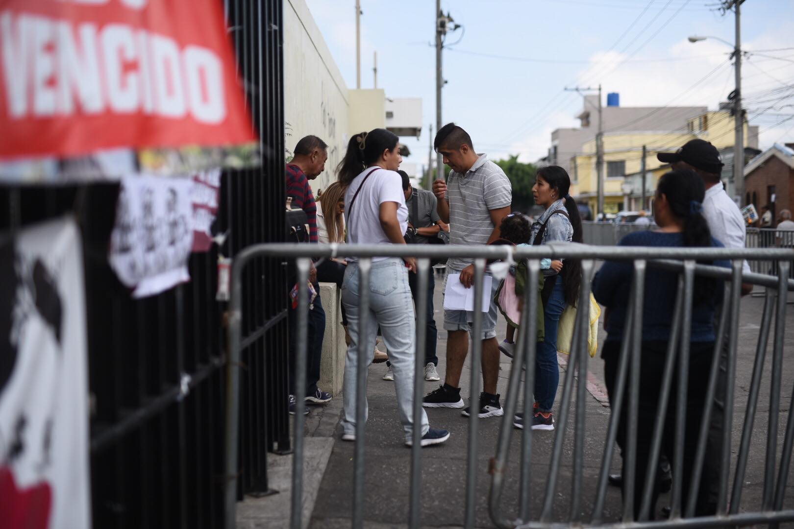 manifestación contra la fiscal general en sede del Ministerio Público