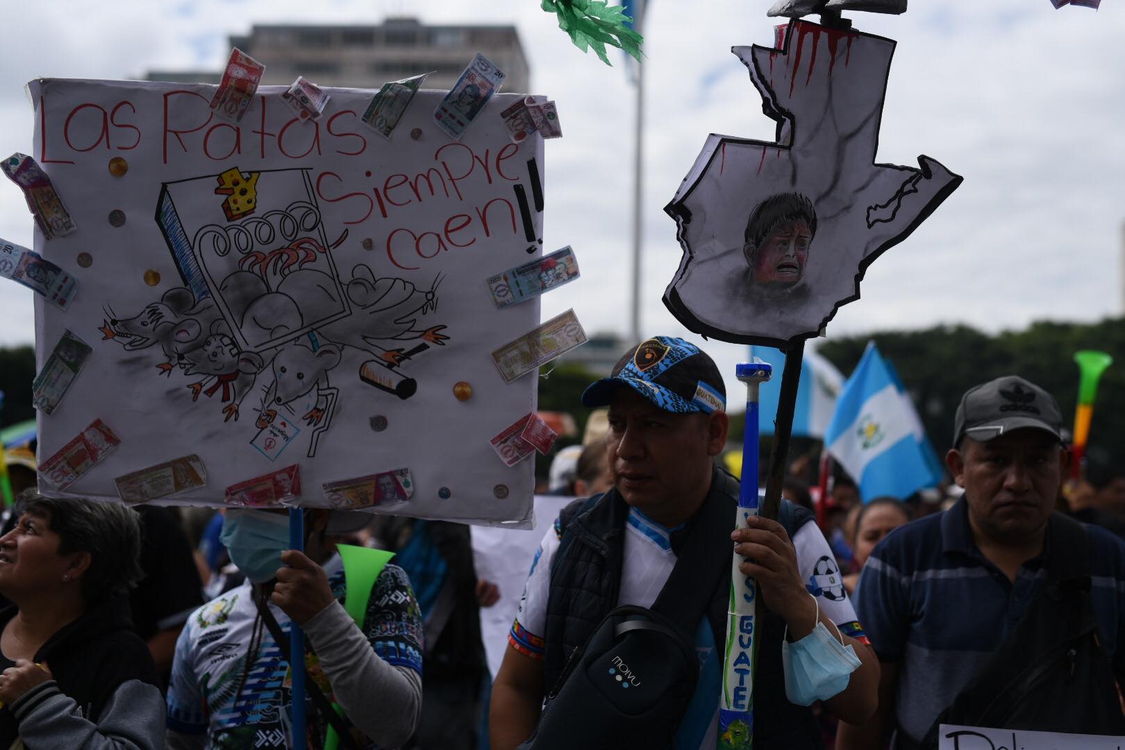 marcha de vendedores de mercados en la capital