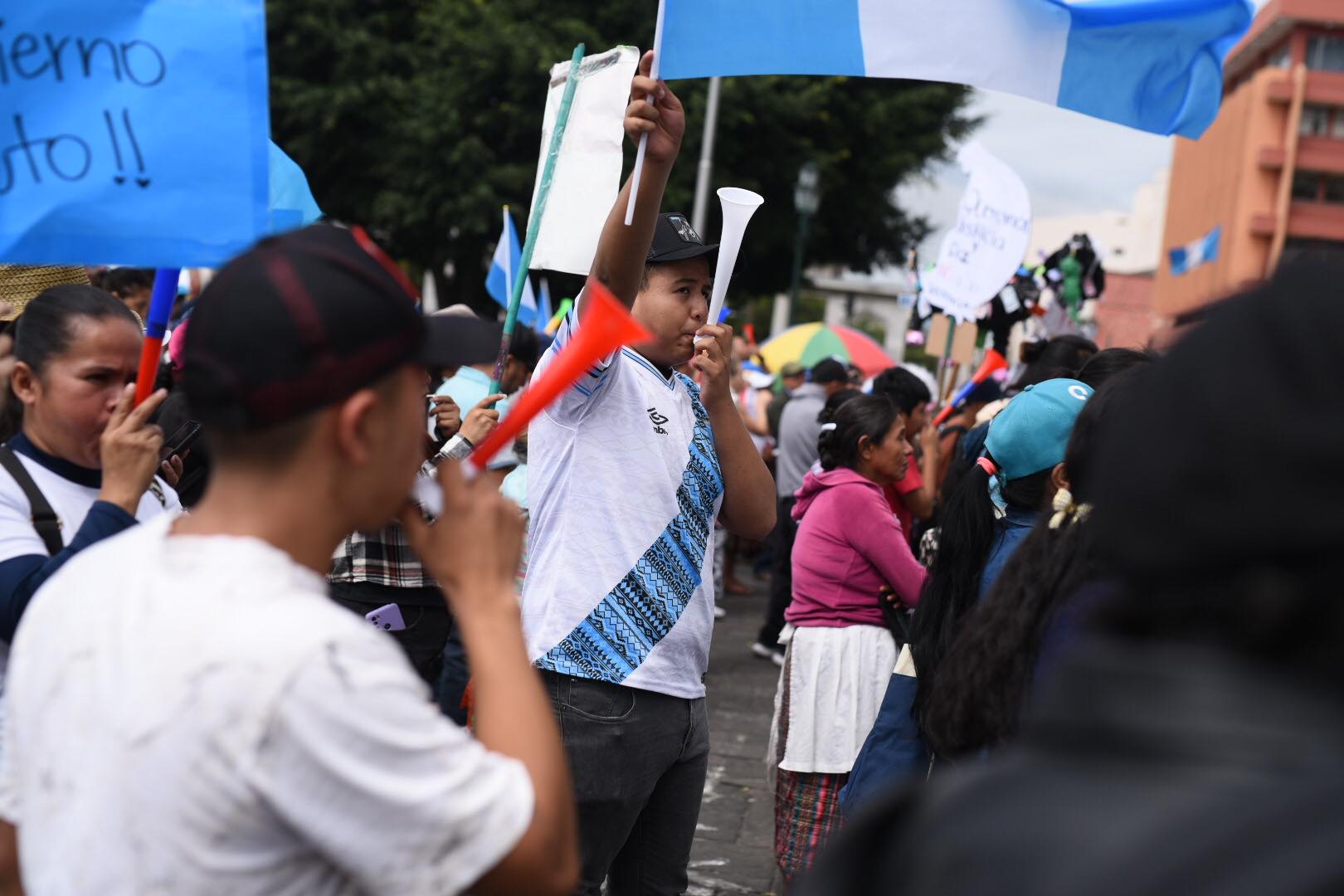 marcha de vendedores de mercados en la capital