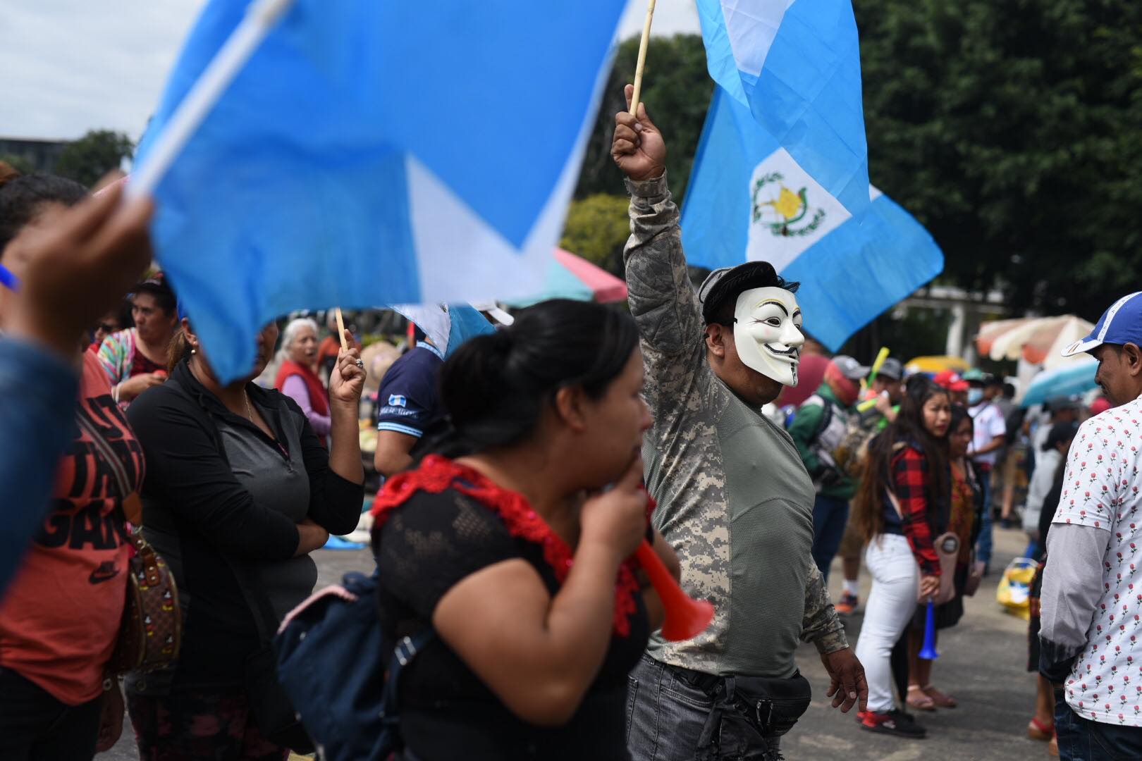 marcha de vendedores de mercados en la capital