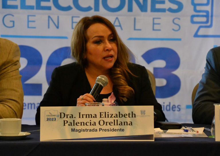 Irma Palencia, presidenta del TSE, presentará la Memoria de Labores 2022-2023