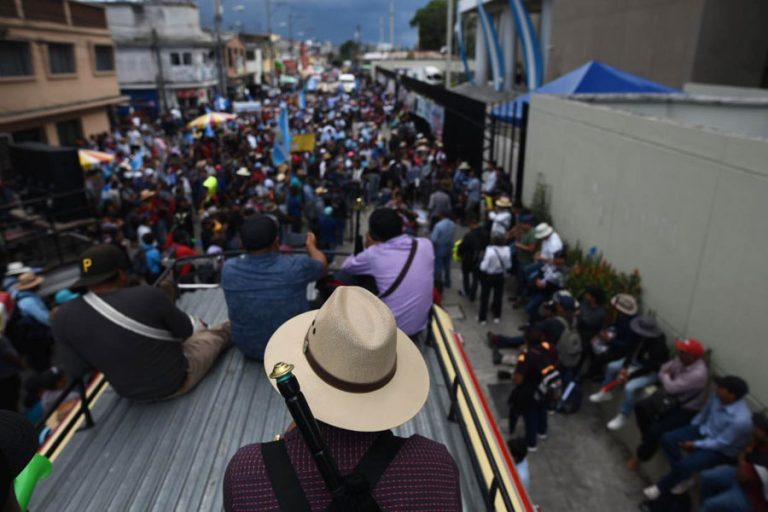 Protesta de los 48 Cantones en la sede central del Ministerio Público