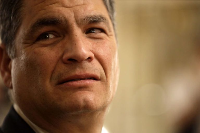 Rafael Correa, expresidente de Ecuador